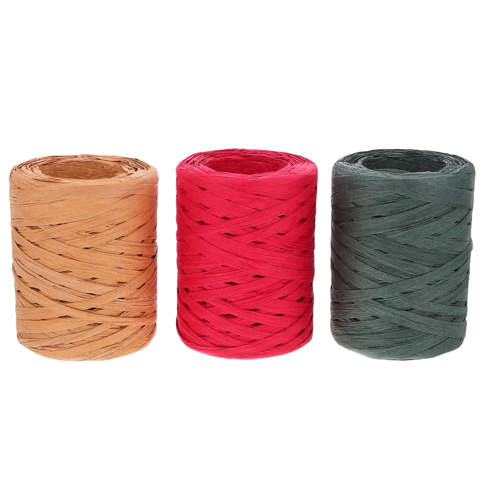 NICEXMAS Assorted Color Raffia Ribbon for Wrapping Crafts Floral Arrangements Party Decor