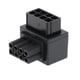thumbnail image 1 of Adaptador de corriente Hugo Conector de dirección portátil 8 pines hembra a 8 pines macho Negro, 1 of 10