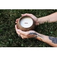 thumbnail image 3 of Natural Coconut Candle With Wood Burning Wick - Lasts 40 Hours - Natural Coconut Scent, 3 of 4