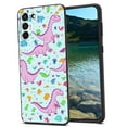 thumbnail image 1 of Compatible with Samsung Galaxy S21 Phone Case, Cute-Dinosaur-T-Rex-Dino-13 Case Men Women, Flexible Silicone Shockproof Case for Samsung Galaxy S21, 1 of 1