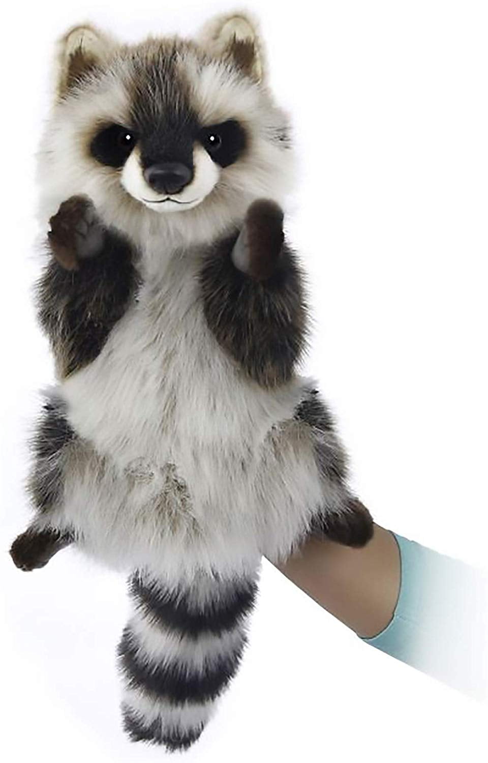 raccoon hand puppet