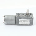 thumbnail image 2 of DC 12V 0.6RPM 6mm Shaft High Torque Turbine Worm Gear Box Reduction Motor, 2 of 4