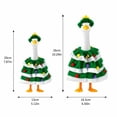 thumbnail image 3 of Christmas Goose Outfit For Porch Goose,Christmas Porch Goose Outfits Included Hat And Clothes,Outdoor Decor For Front Courtyard Garden Patio Yard, 3 of 5