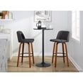 thumbnail image 3 of Toriano 30" Fixed-Height Bar Stool, Bar Chairs, Swivel Bar Stools, Bar Stools Set of 2, 3 of 6