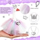 thumbnail image 5 of Mini disfraz de ganso de escritorio de 7 pulgadas con coronas de diamantes de imitación, collar, tutús, llavero magnético de ganso, disfraz de princesa para patos, figura de escritorio, llavero, ropa, 5 of 7