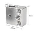 thumbnail image 4 of 6pcs Heater Block for Makerbot MK7 MK8 Extruder Ender 3 3D Printer (Silver) Sywqhk Para estrenar, 4 of 7