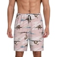 thumbnail image 1 of Fotbe Cloud Sloth Pantalones Cortos de Pijama para Hombre, Ropa de Dormir, Pantalones de Pijama Cortos para Hombre-4X-Large, 1 of 6