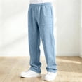 thumbnail image 6 of SJLDQY Boys' Baggy Sweatpants Elastic Waist Casual Trousers Solid Color Loose Fit Joggers with Pockets, 6 of 8