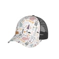 thumbnail image 6 of Lsque Fall Rabbit Printed Trucker Hat - Baseball Cap for Men Women - Breathable Mesh Side, Adjustable Fit - for Casual Wear, 6 of 7