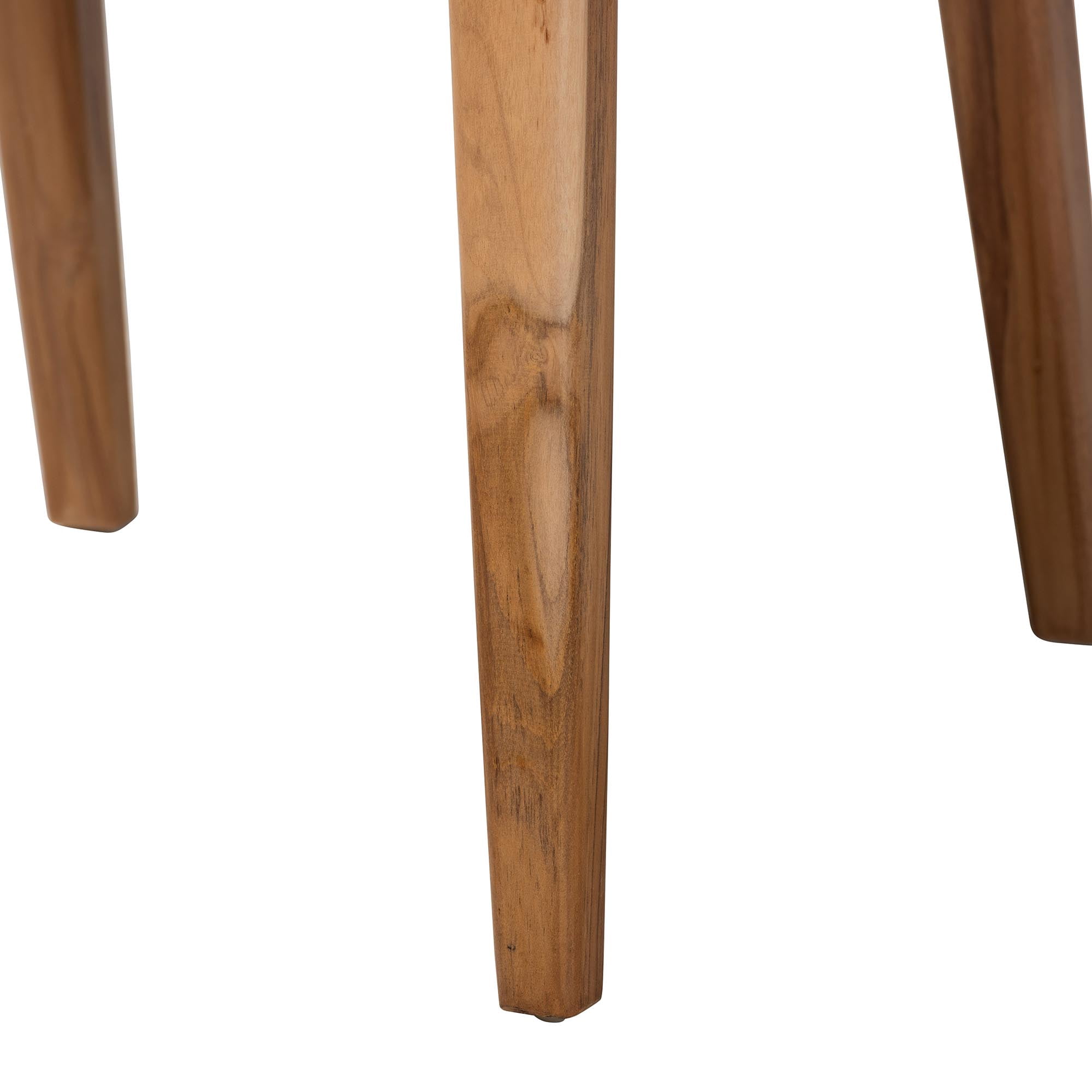 bali & pari Storsel Boho Dining Chair, 17.7" H Seat Height, Natural Brown