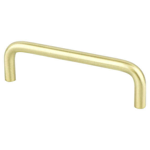 Berenson 6161-2SB-P 96 mm CC Zurich Wire Pull with Satin Brass