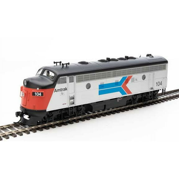 Walthers HO Scale EMD F7A-B Set (Standard DC) Amtrak (Phase I) #104/#152