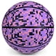 thumbnail image 1 of Pelota de baloncesto de goma PECOGO, tamaño 6, 72 cm, para interiores y exteriores, color morado, 1 of 7