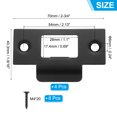 thumbnail image 2 of Uxcell Door Strike Plate, Universal Latch Strike Plate Security T Strike Deadbolt Black, 2 of 6