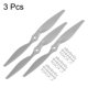 thumbnail image 3 of Uxcell 13x6.5 Inch RC Propellers 2-Vane Blades Props Gray with Adapter Rings RC Airplane Aircraft Prop Replacement 3Pcs, 3 of 7