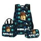 thumbnail image 4 of ROBLOX Virtual World-Conjunto de tres piezas, mochila escolar de primaria y secundaria, bolsa de almuerzo, estuche de lápices de doble capa, el mejor regalo, 4 of 4