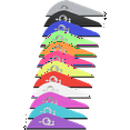 thumbnail image 4 of Q2i Rapt‑X Target Vanes with Tri‑Fusion Technology, Premium Arrow Fletching for Archery Arrows, Yellow, 36 Pack, 4 of 6