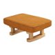 thumbnail image 2 of Taburete pequeño otomano decorativo para el hogar, taburete bajo de madera transpirable. Naranja, 2 of 9