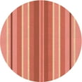 thumbnail image 1 of Ahgly Company Machine Washable Indoor Round Transitional Orange Area Rugs, 4' Round, 1 of 7