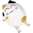 thumbnail image 1 of Cute Cat Ceramic Spoon Rest for Kitchen, Coffee Spoon Rest, Ladle Rest, Cooking Utensil Rest, Cooking Utensil Holder Stove Cover Lid Holder, 1 of 9