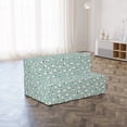 thumbnail image 4 of Sheep Foldable Mattress, Repetitive Simplistic Animal, 74.8" x 39.4", Pale Seafoam Eggshell, by Ambesonne, 4 of 6