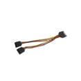 thumbnail image 3 of 2 Pack SATA Power Splitter Cable 15 Pin SATA Power Splitter Cable Adapter SATA 15 Pin Male to Dual Female Power Cable 8 inch, 3 of 7