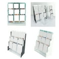 thumbnail image 2 of Tabletop Acrylic Card Showcases Stand Elegant 3 Tiers Trading Card Storage Rack Practical Baseball Card Display Rack, 2 of 11