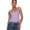 Purple, variant on Women Summer Slim Shirt Casual Solid Color T-Shirt Sleeveless Lacy Cotton Tops S-XL