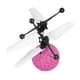 thumbnail image 4 of Pelota voladora de juguete inteligente con carga USB, luz LED, aspas resistentes al viento, juguete interactivo para niños, para interior y exterior, color rosa, 4 of 14