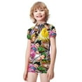 thumbnail image 2 of Fashion Boys Rash Guard Set Short Sleeve Bathing Suit Swim Trunks – 2 Piece Swimsuits, 2 of 7