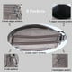 thumbnail image 5 of ELDA Bolsos cruzados para mujer, bolsos de bolsillo, bolsos y bolsos de cuero PU suave, bolso de hombro con múltiples bolsillos, 5 of 5