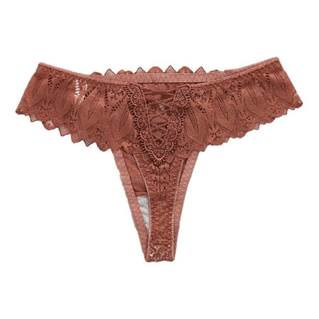 

Sebtyili Custom Letter Logo Low Waist Striped Tangas No Show Bikini Custom Thongs Women Underwear Panties Cotton Thong