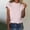 Pink, variant on Sentmoon Womens Tunic Shirts Crew Neck Short Sleeve Tops Cute Casual Basic Plus Size Womens Summer Tops 2025 Summer Saving