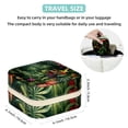 thumbnail image 5 of Tropical Plants Jewelry Display and Organizer: Portable Square Travel Case for Rings, Earrings, Necklaces, Bracelets - Suitable for Girls and Women, 5 of 6