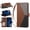Brown, variant on Sanwo for Google Pixel 11 Pro Wallet Case, PU Leather Cover with Card Pocket, Cash Slot, Long & Short Straps, Kickstand,Wireless Charging Compatible,Lightblue