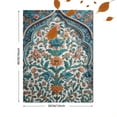 thumbnail image 3 of UXIEQU Persian Floral Relief Canvas Wall Art 15.75x11.81 Inches, 3 of 8