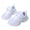 White, variant on Mepaouo Toddler Walking Shoes Boys Girls Breathable Tennis Sneakers Non Slip Outdoor Sport Shoes White