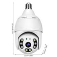 BLNVKOP Bulb Camera Wireless Day And Night Full Color 360 Degree