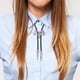 thumbnail image 5 of Cabeza de cabra Western Bolo Tie Traje de vaquero Vintage Hombres Mujeres Collar para Plata Jinwen Corbata Bolo Occidental, 5 of 6
