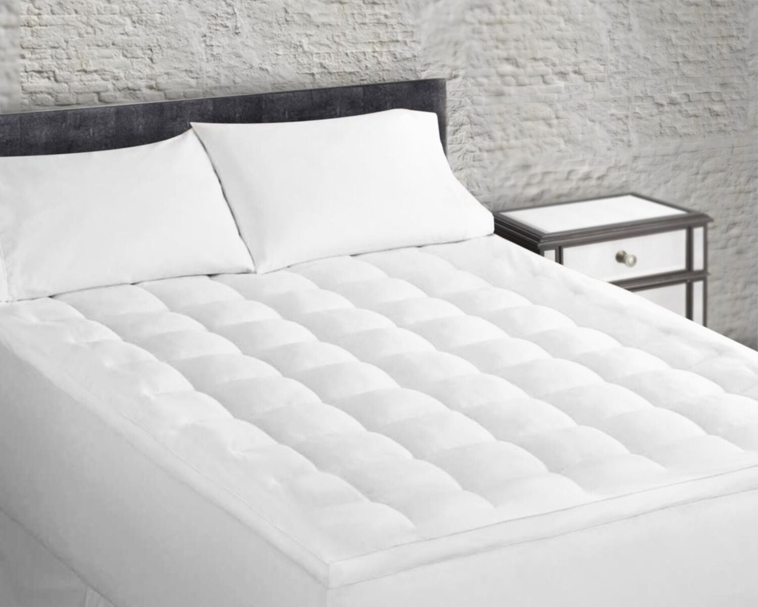 ultra loft down alternative mattress pad - casaluna