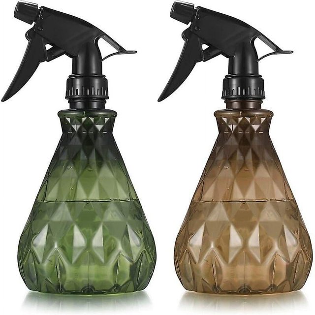 Botella pulverizadora recargable BRI 2 uds plástico 500ML para jardín de plantas