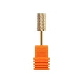 thumbnail image 1 of Cabezal de pulido chapado en oro para uñas, cabezal de pulido de acero de tungsteno dorado cilíndrico simple para quitar uñas, herramienta para pulir uñas, 1 of 5