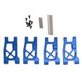 thumbnail image 2 of RC Front Rear Swing Arms, Improve Performance Aluminum Suspension Arms Set Refined Appearance Pressure  RC Accessories High Strength  for 1/18 RC Car Blue, 2 of 8