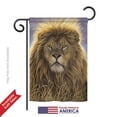 thumbnail image 2 of Breeze Decor 60096 Wildlife & Lodge Lion 2-Sided Impression Garden Flag - 13 x 18.5 in., 2 of 3