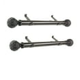 thumbnail image 2 of Domovina Pamela 1.5 - inc  dia. Side Curtain Rod 12-20 inch long, Set of 2-Color:Black, 2 of 2