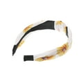 thumbnail image 5 of Unique Bargains 1 Pc Fashion Chrysanthemum Pattern Headbands for Women Yellow, 5 of 6