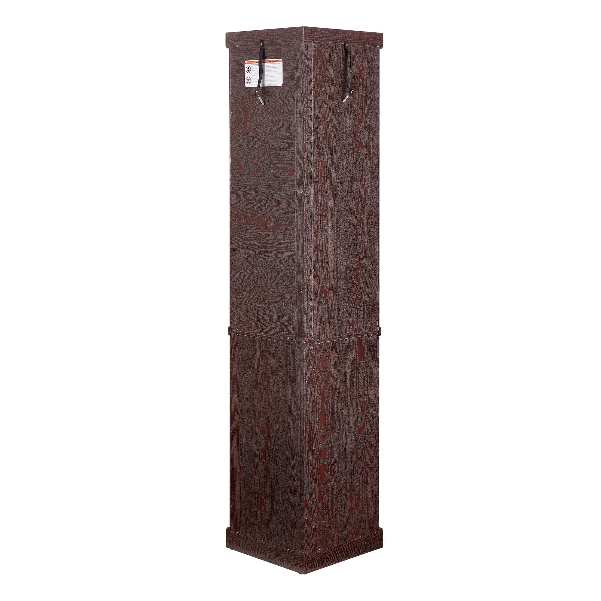 CQSXDA 79” Antique Curio Cabinet Corner Glass Display Storage Cabinet, Wine Storage with Lights