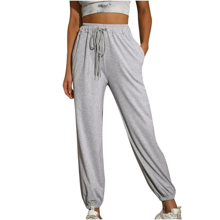 YWDJ Joggers for Women Plus Size Fashion Causual Women Solid Color