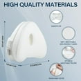 thumbnail image 6 of Knee Pillow for Adustable Side Sleepers with 1.3FT/40CM,100% Memory Foam Leg Pillow for Side Sleeping,Hip Pillow for Back,Hip,Knee, 6 of 6