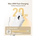 thumbnail image 3 of Power Bank Charmast C2046S, 20000 mAh, 20 W, USB C, carga rápida, 3 of 9